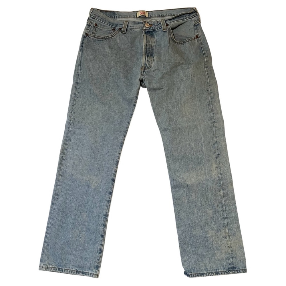 Vintage Levi’s Men's Blue Jeans 36x32 501 Buttonfly Measure 35 Waist 30 Length